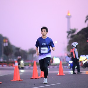 Race photo from KEMLU RUN 2026