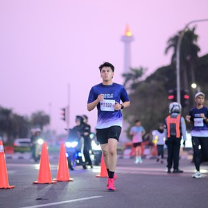 Race photo from KEMLU RUN 2026