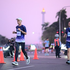 Race photo from KEMLU RUN 2026