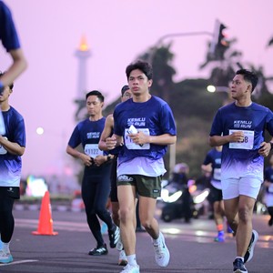 Race photo from KEMLU RUN 2026