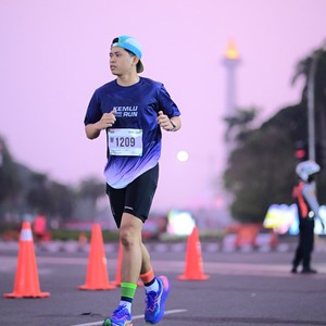 Race photo from KEMLU RUN 2026