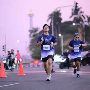 Race photo from KEMLU RUN 2026
