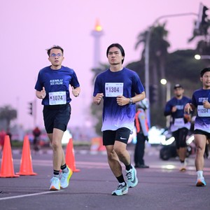 Race photo from KEMLU RUN 2026