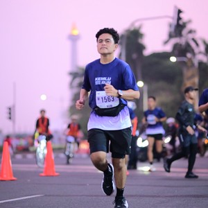 Race photo from KEMLU RUN 2026