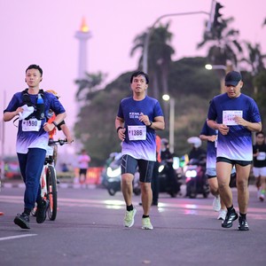 Race photo from KEMLU RUN 2026