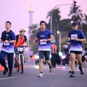 Race photo from KEMLU RUN 2026