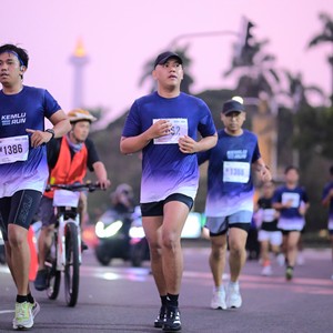 Race photo from KEMLU RUN 2026