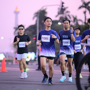 Race photo from KEMLU RUN 2026