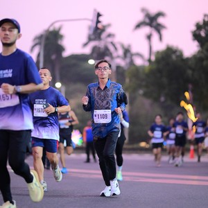 Race photo from KEMLU RUN 2026
