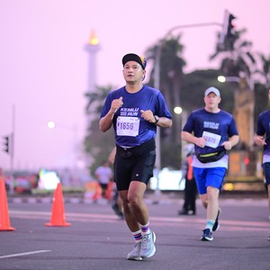 Race photo from KEMLU RUN 2026