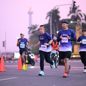 Race photo from KEMLU RUN 2026