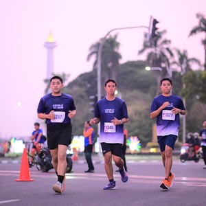 Race photo from KEMLU RUN 2026