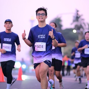 Race photo from KEMLU RUN 2026