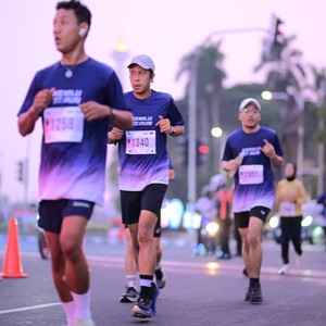 Race photo from KEMLU RUN 2026