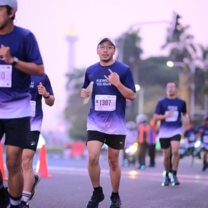 Race photo from KEMLU RUN 2026