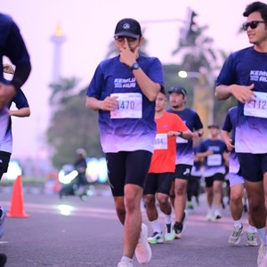 Race photo from KEMLU RUN 2026