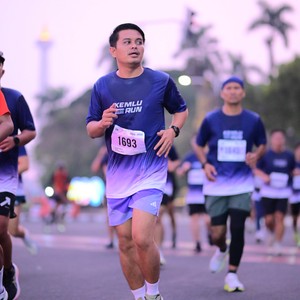 Race photo from KEMLU RUN 2026