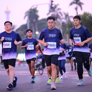 Race photo from KEMLU RUN 2026