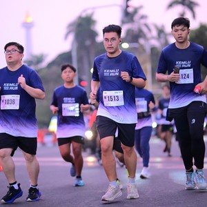 Race photo from KEMLU RUN 2026