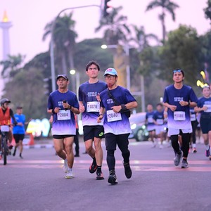 Race photo from KEMLU RUN 2026