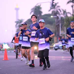 Race photo from KEMLU RUN 2026