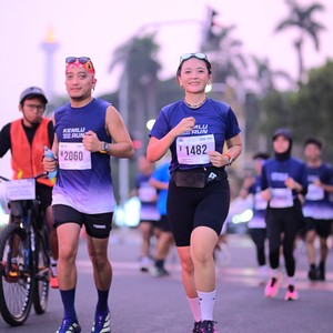 Race photo from KEMLU RUN 2026