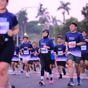 Race photo from KEMLU RUN 2026