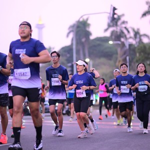 Race photo from KEMLU RUN 2026