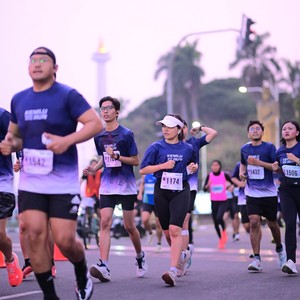 Race photo from KEMLU RUN 2026