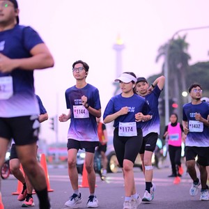 Race photo from KEMLU RUN 2026