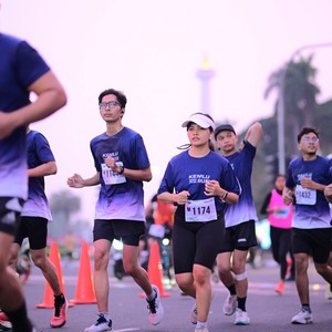 Race photo from KEMLU RUN 2026