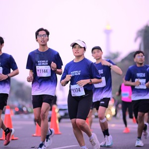 Race photo from KEMLU RUN 2026