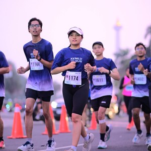 Race photo from KEMLU RUN 2026