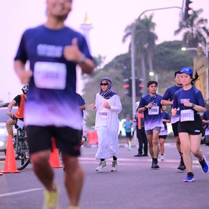 Race photo from KEMLU RUN 2026