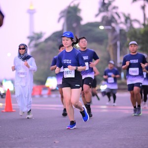 Race photo from KEMLU RUN 2026