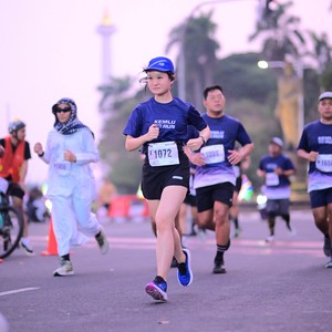 Race photo from KEMLU RUN 2026