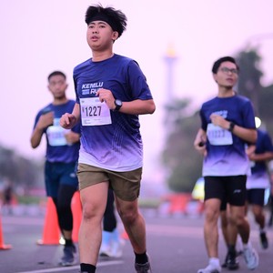 Race photo from KEMLU RUN 2026