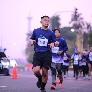 Race photo from KEMLU RUN 2026