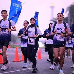 Race photo from KEMLU RUN 2026