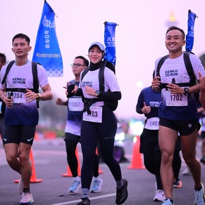 Race photo from KEMLU RUN 2026