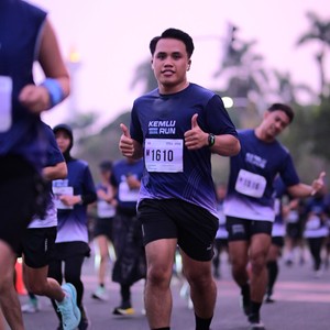 Race photo from KEMLU RUN 2026