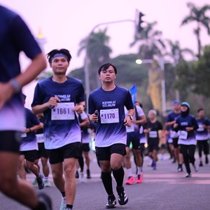 Race photo from KEMLU RUN 2026