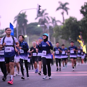 Race photo from KEMLU RUN 2026
