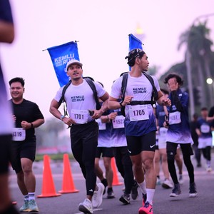 Race photo from KEMLU RUN 2026