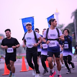 Race photo from KEMLU RUN 2026