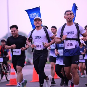 Race photo from KEMLU RUN 2026
