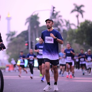Race photo from KEMLU RUN 2026