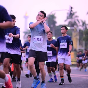 Race photo from KEMLU RUN 2026