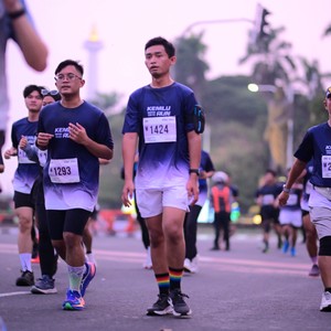 Race photo from KEMLU RUN 2026
