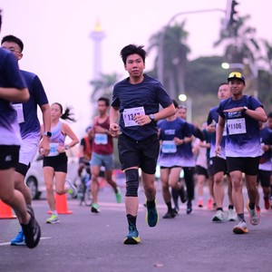 Race photo from KEMLU RUN 2026